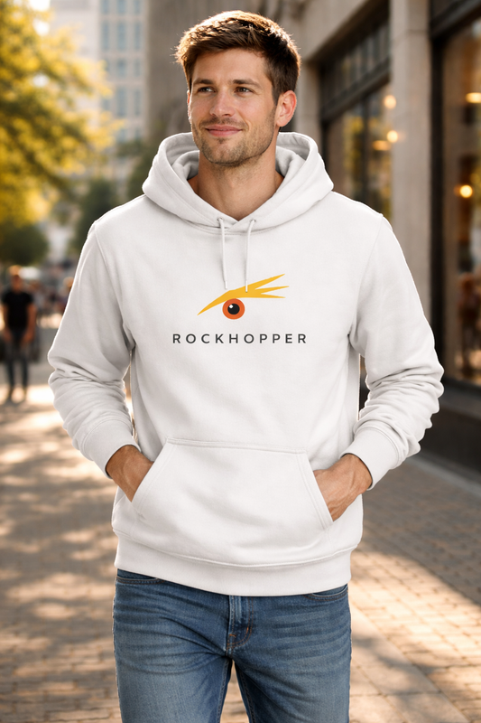 ROCKHOPPER MENS HOODIE white