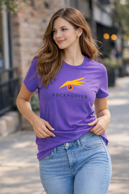 ROCKHOPPER WOMENS T purple love
