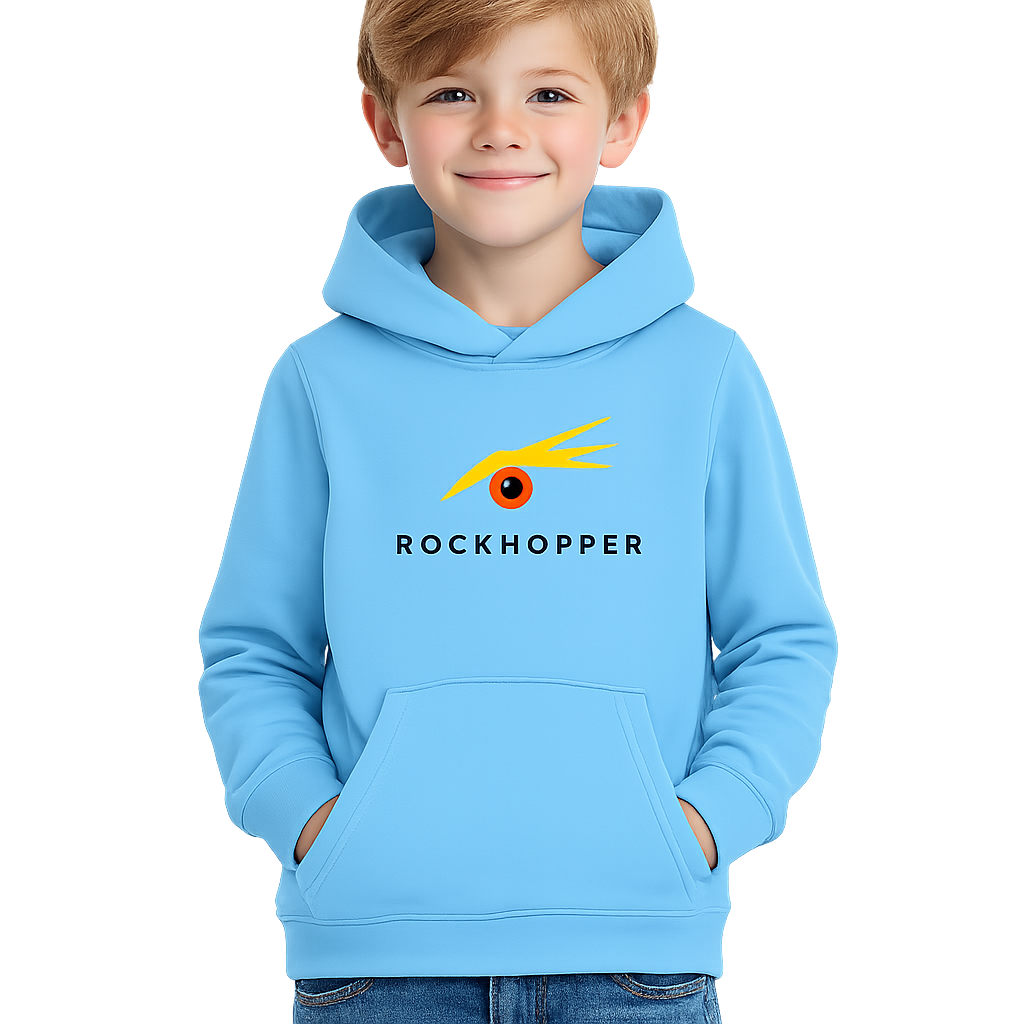 ROCKHOPPER KIDS HOODIE aqua blue