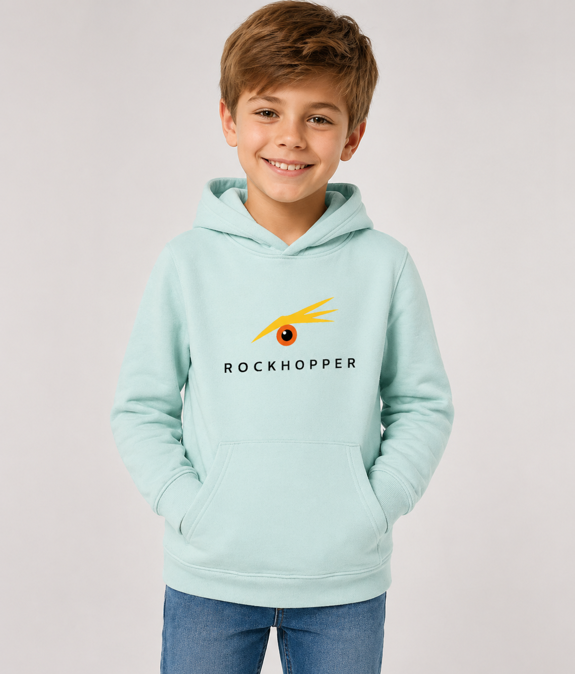 ROCKHOPPER KIDS HOODIE caribbean blue