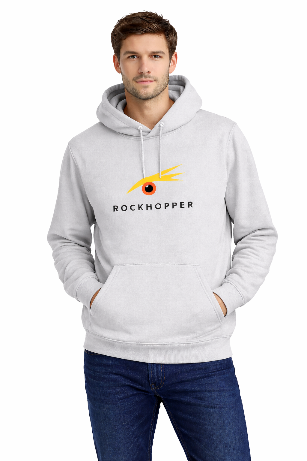 ROCKHOPPER MENS HOODIE heather grey