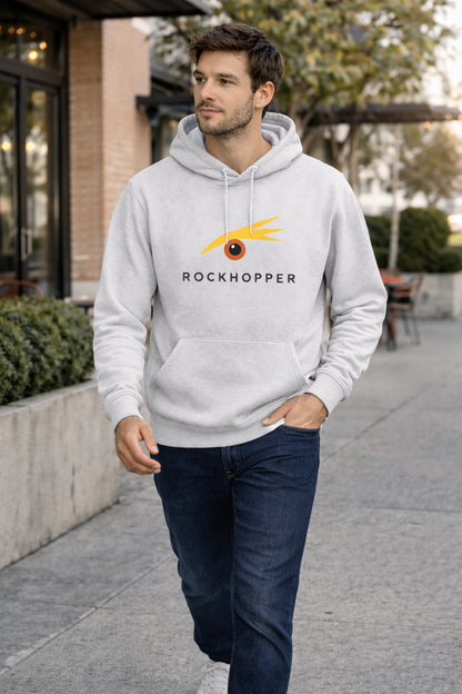 ROCKHOPPER MENS HOODIE heather grey