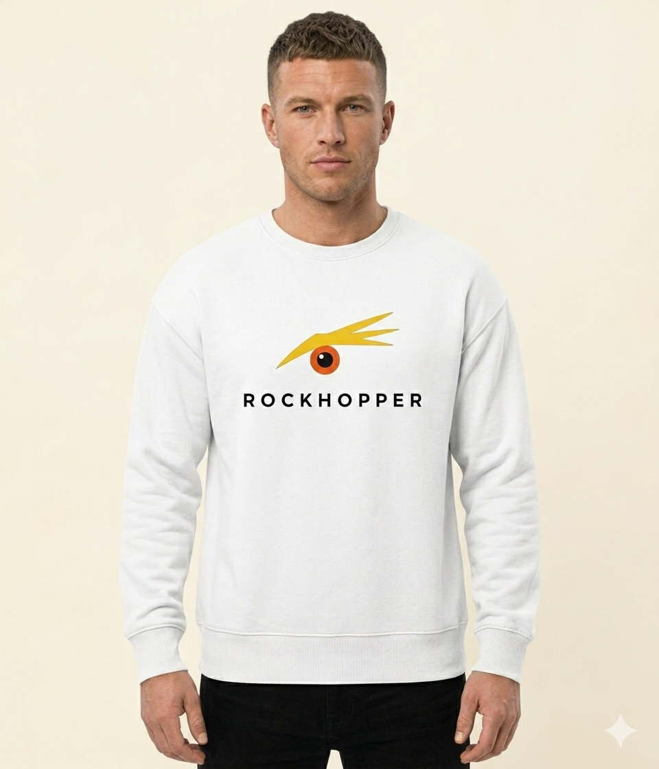 ROCKHOPPER MENS SWEATSHIRT white