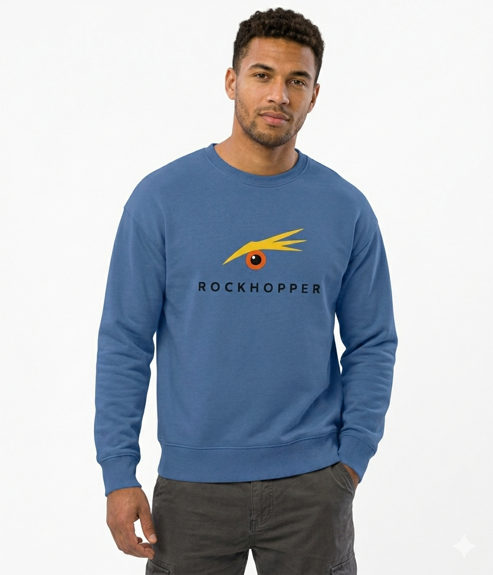 ROCKHOPPER MENS SWEATSHIRT mindful blue