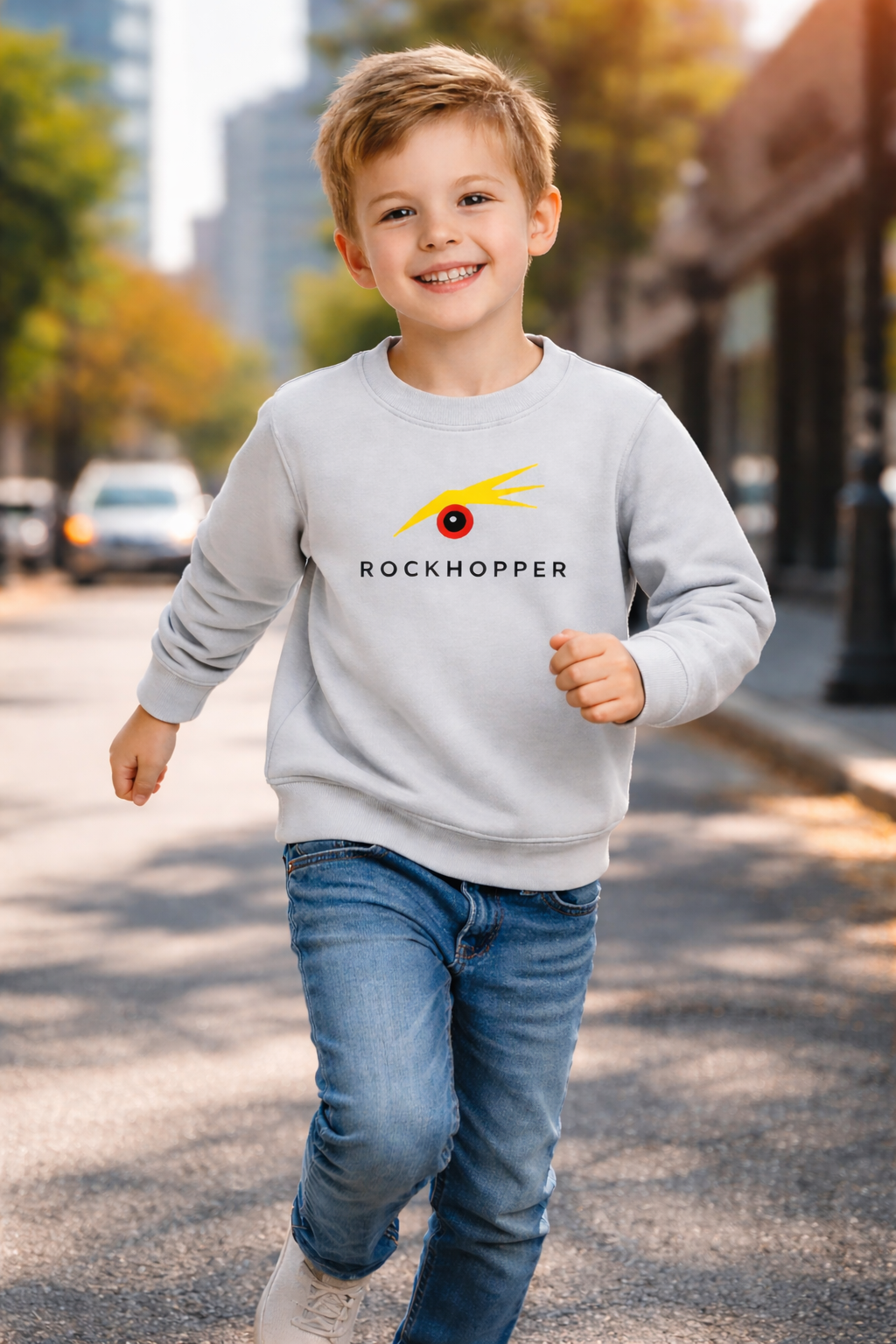 ROCKHOPPER KIDS SWEATSHIRT heather grey