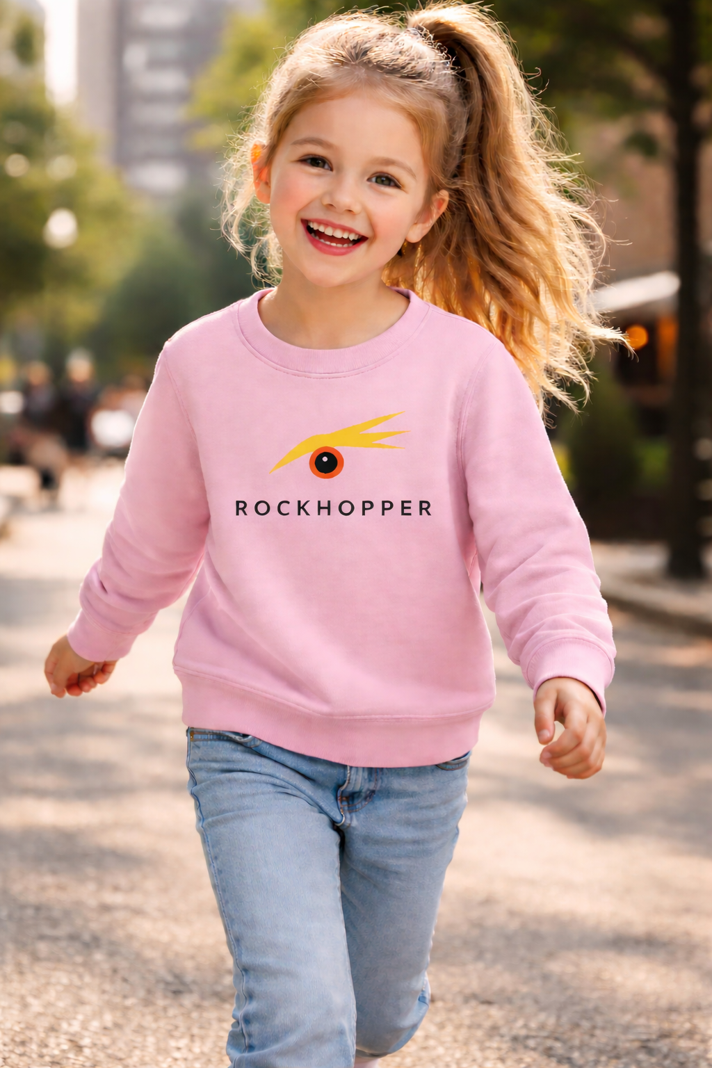 ROCKHOPPER KIDS SWEATSHIRT cotton pink