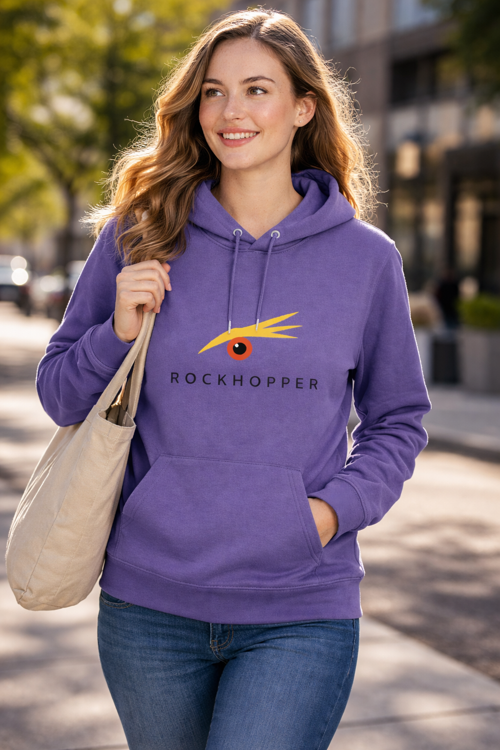 ROCKHOPPER WOMENS HOODIE purple love