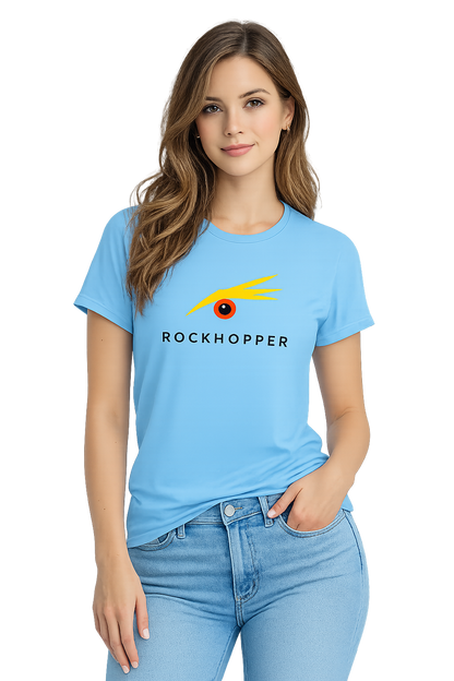 ROCKHOPPER WOMENS T aqua blue