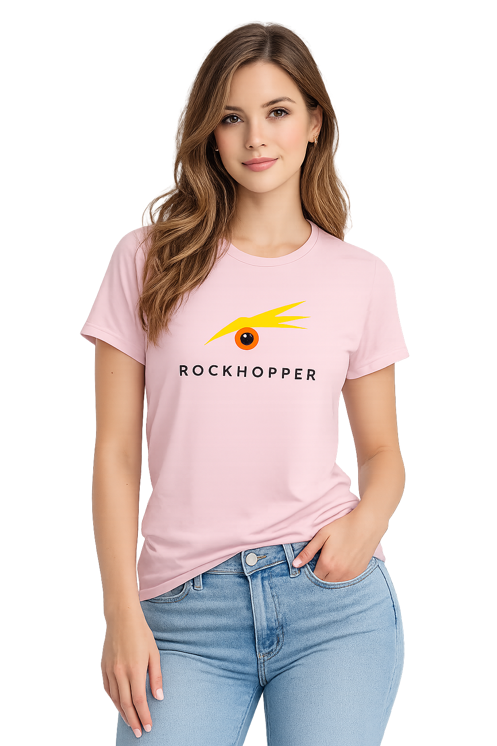 ROCKHOPPER WOMENS T cotton pink
