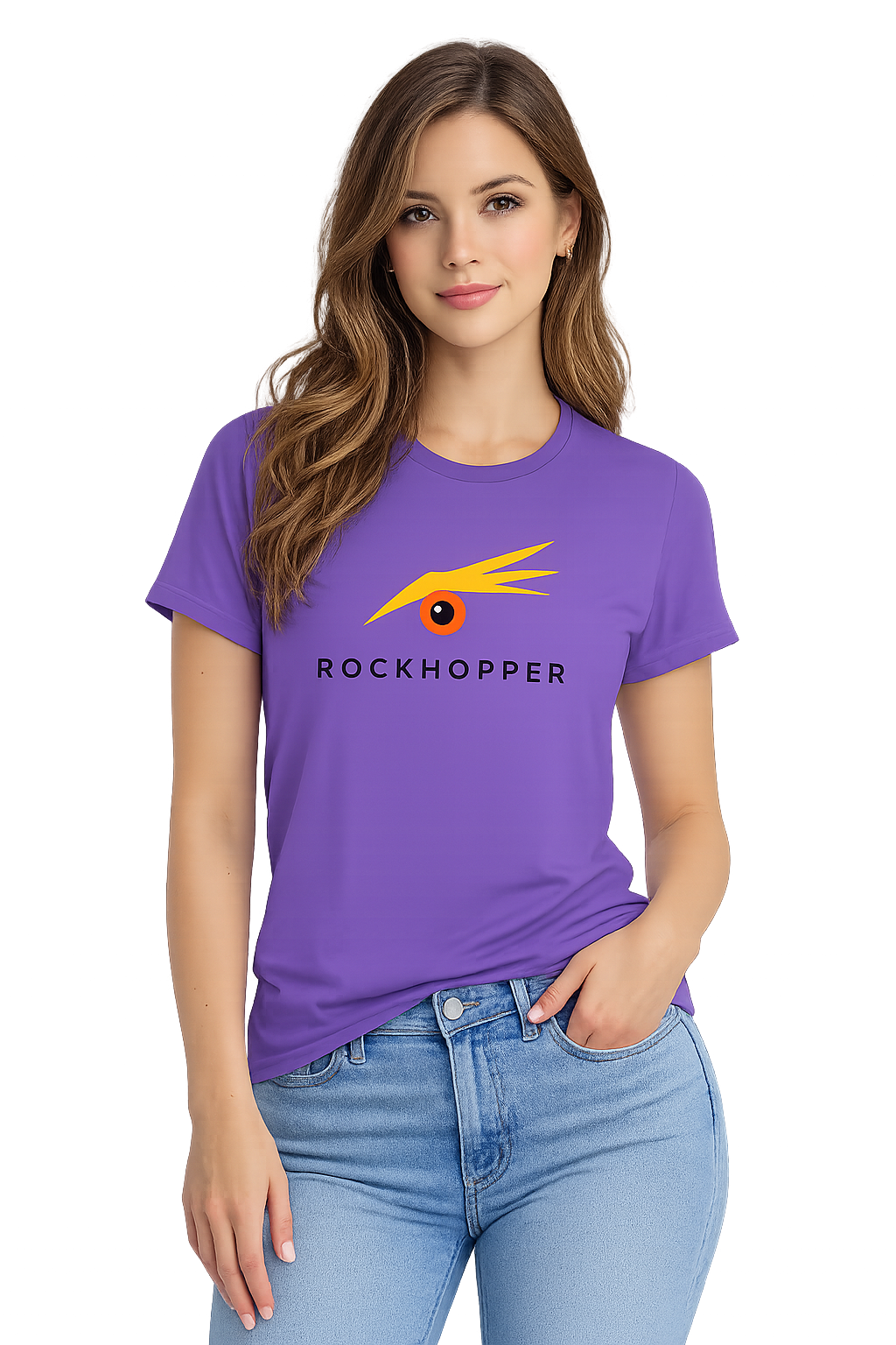 ROCKHOPPER WOMENS T purple love